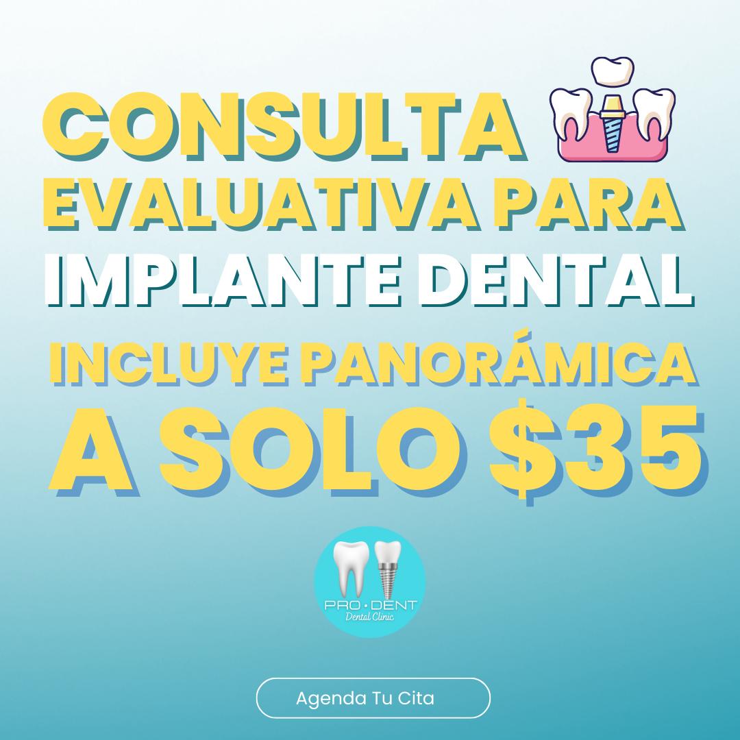 Consulta para Implante + Panorámica
